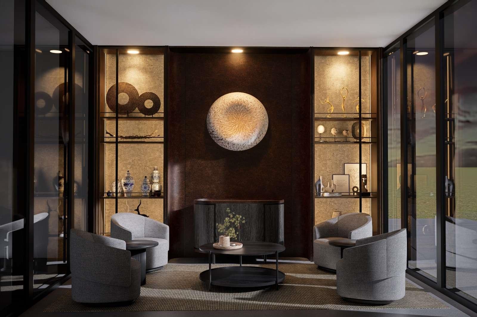The Luxury Commercial Lounge - Luxury Commercial Lounge interior design by Fragment Ruang