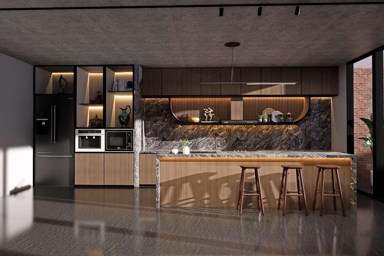 Luxury Kitchen interior design by Fragment Ruang